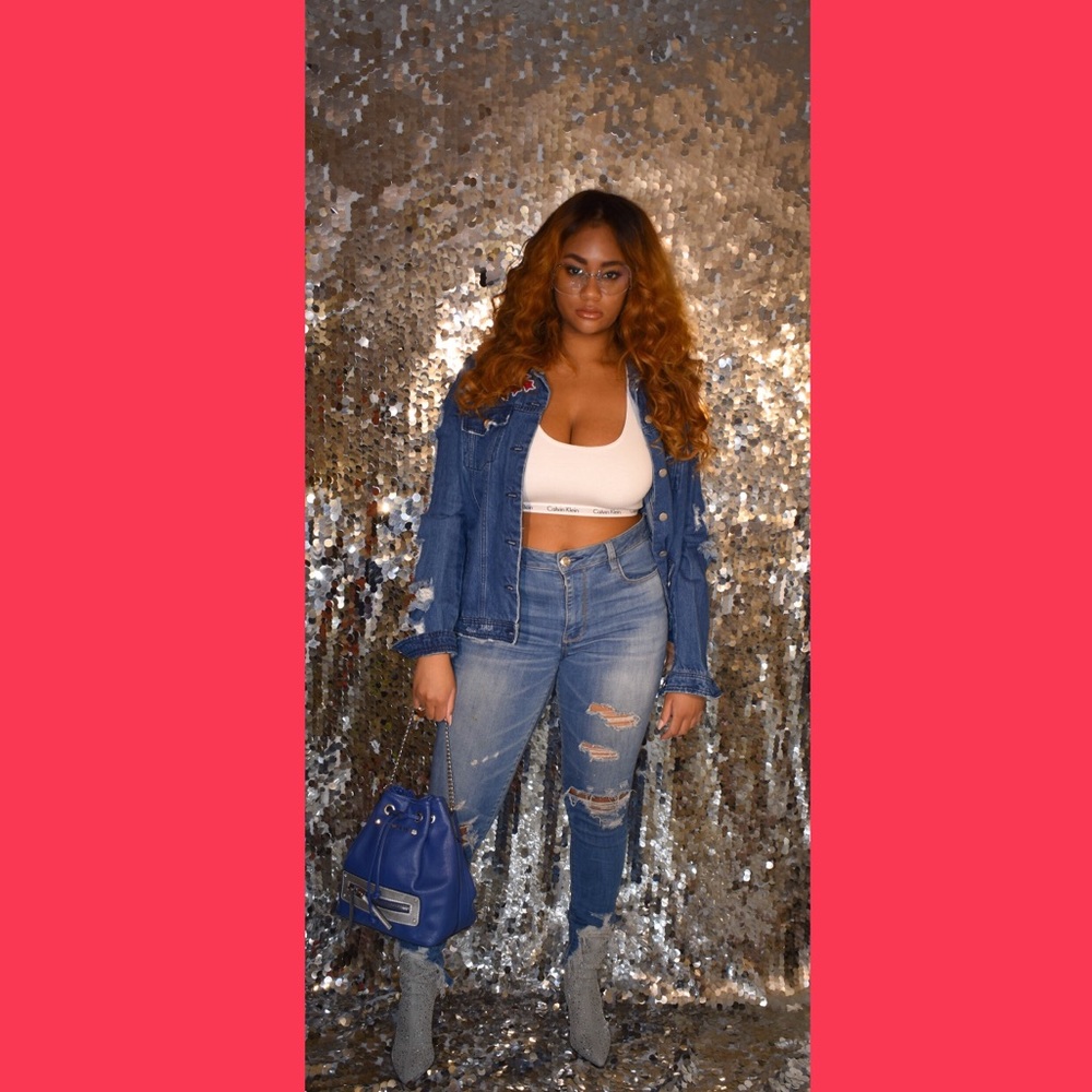 Distressed Denim Jacket